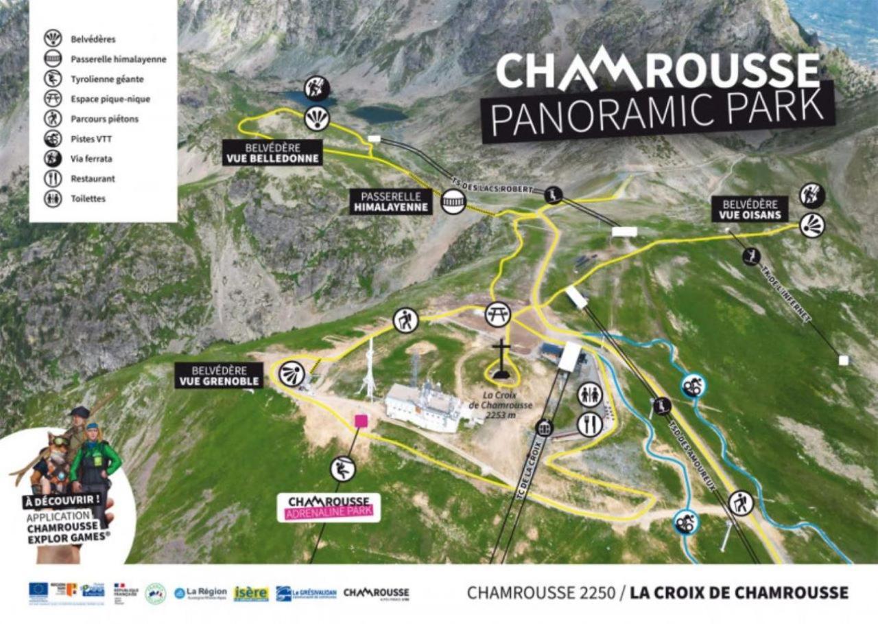 Le T2 Douillet D'Uriage - Residence Le Louvre - Cure Thermale Uriage- Proche Chamrousse - Jusqu'A 3 Personnes - Region Agreable En Toute Saison Vaulnaveys-le-Haut Buitenkant foto