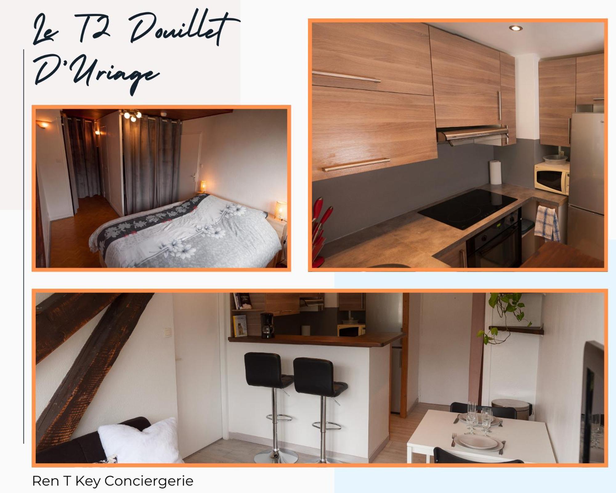 Le T2 Douillet D'Uriage - Residence Le Louvre - Cure Thermale Uriage- Proche Chamrousse - Jusqu'A 3 Personnes - Region Agreable En Toute Saison Vaulnaveys-le-Haut Buitenkant foto